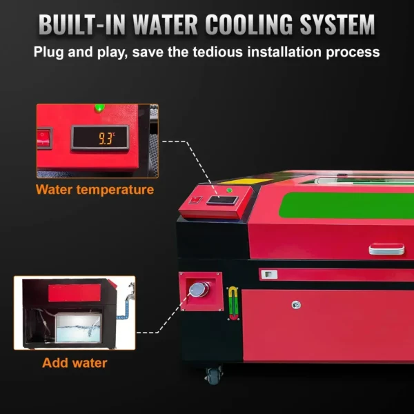 VEVOR 7050 80W CO2 Laser Engraving Machine Workbed Fabric Wood Digital Engraving Tool Carving Print Machine 220V - Image 3