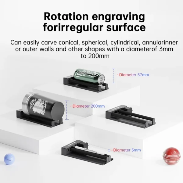 DAJA Laser Engraving Machine DJ7 Mini Portable Fast Print Laser Engraver for Phone PC Engrave Wood Lether Plastic Glass Paper - Image 4