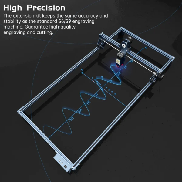 Sculpfun Engraver Engraving Area Expansion Kit for S6/S6pro/S9 Laser Engraving Machine Quick Assembly Full Metal - Image 2