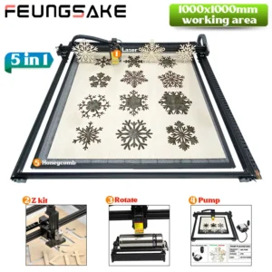 Cnc Laser Engraver Machine Wood Cutter With Air Assist 160W Laser Engraving Cutting Machine Cnc Wood Router