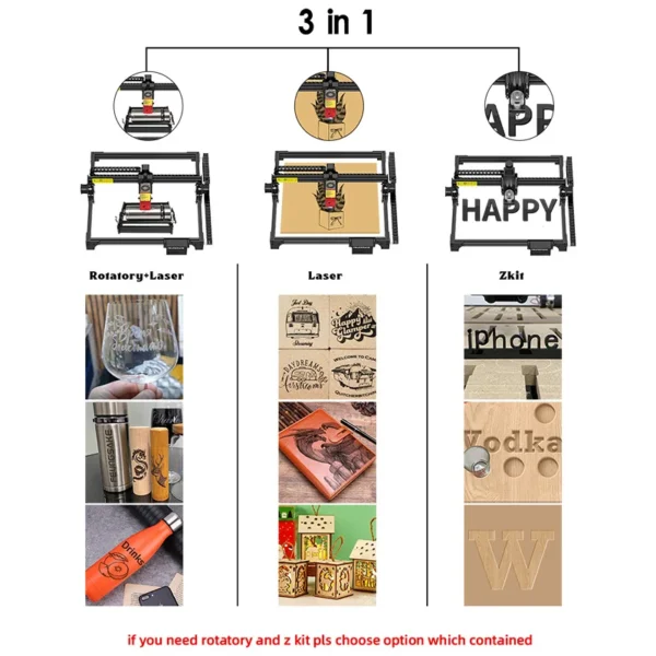 160W Laser Engraver Machine For Metal Printer Metal 90W Laser Engraving Cutting Machine For Wood Cnc Router Air Assist - Image 2