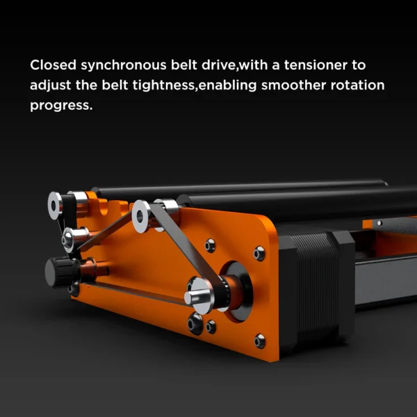 ACMER M2 Laser Rotary Roller Laser Engraver Module 360° Rotating Y-axis Rotary Roller for ORTUR XTOOL ATOMSTACK Laser Engraver - Image 4