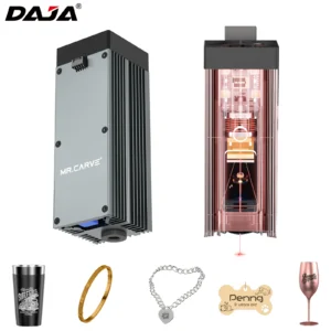 DAJA 1064nm Infrared Laser Head Module Suitable for Laser Engraving Machine Engrave All Metal Leather Plastic Acrylic