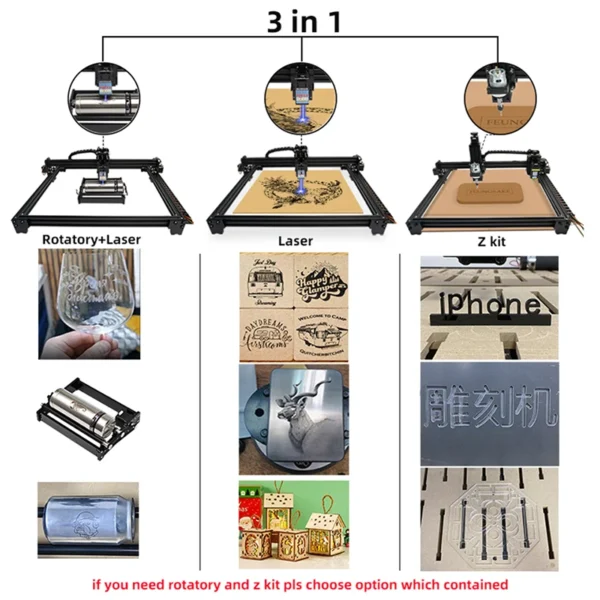 Laser Engraver Machine 50W Air Assist Logo Mark 90W Laser Engraving Machine For Metal Cnc Wood Router Pump - Image 2