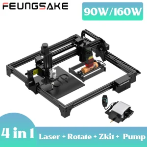 160W Laser Engraver Machine For Metal Printer Metal 90W Laser Engraving Cutting Machine For Wood Cnc Router Air Assist