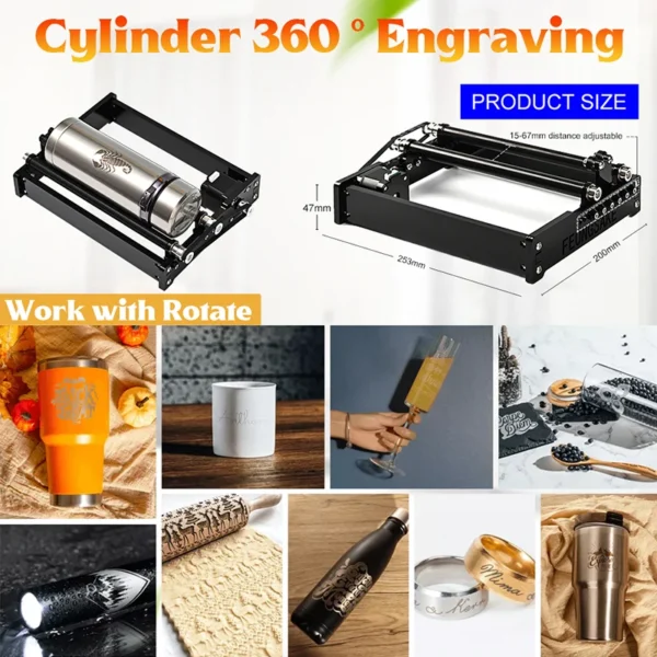 Laser Engraver Machine 50W Air Assist Logo Mark 90W Laser Engraving Machine For Metal Cnc Wood Router Pump - Image 4