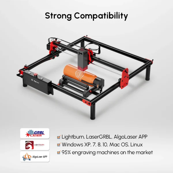 AlgoLaser 10W Laser Potente Laser Engraving Cutting Machine Tools DIY Wood Cutter Support LightBurn Offline Control Engraver - Image 3