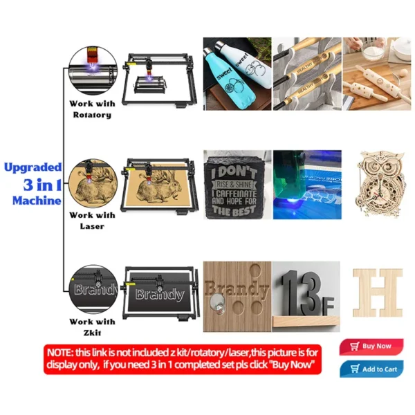 Large Cnc Laser Engraver Frame Only 1000*1000mm Laser Engraving And Cutting Machine Frame Kit CNC Router Machine Parts - Image 4