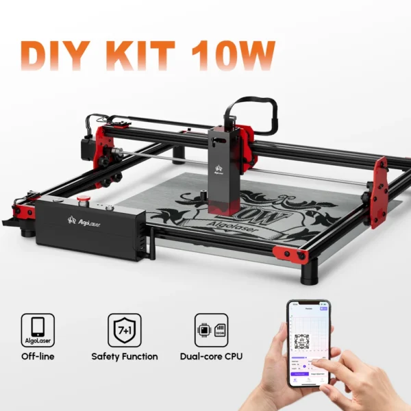 Ortur Laser Master 2 ProS2 40*40cm Table Lase Engraver Cutter For Woodworking Powerful Wood Metal CNC Engraving Cutting Machine - Image 3
