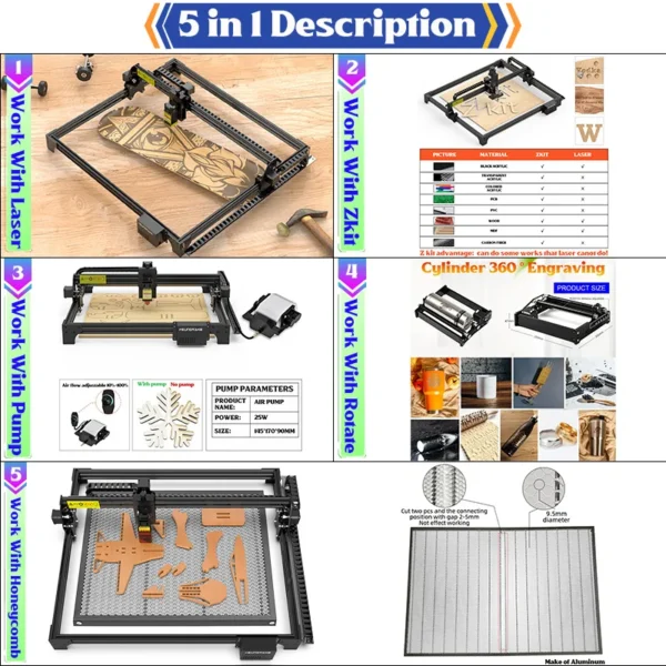 90W Laser Engarving Cutting Machine Wood Engraver And Cutter Laser Machine For Metal Cnc Wood Carving Router - Image 2