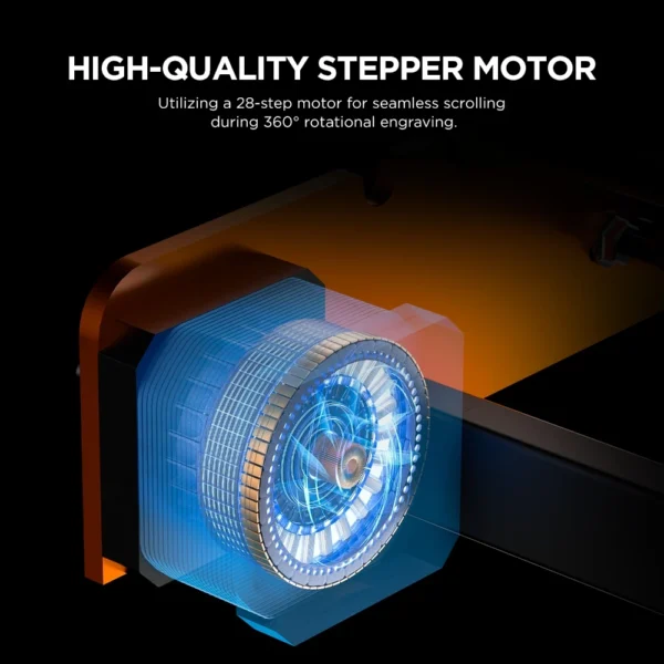 ACMER M2 Laser Rotary Roller Laser Engraver Y-axis Rotary Roller For Laser Cutting Machines Engraving Cylindrical Objects Cans - Image 5