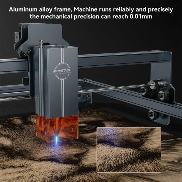 ATOMSTACK New 10W Laser A10 PRO V2 Engraver 0.06mm High Precision Laser Engraving Machine for Wood and Metal Dark Acrylic Glass - Image 2