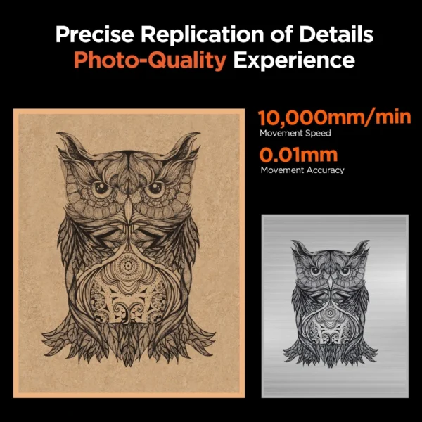 ACMER P1 10W Blue Laser Engraving Machine With 10W Laser Head Laser Engraver Cutter Woodworking Tools CNC Blue Light Laser Modul - Image 4