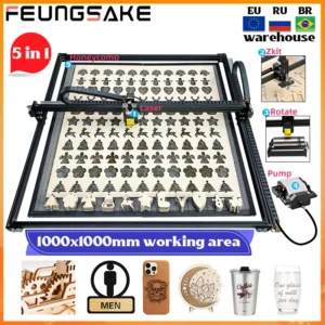 CNC laser engraving cutting machine 50w wood laser printer 90w metal laser engraver on wood cutters cutting