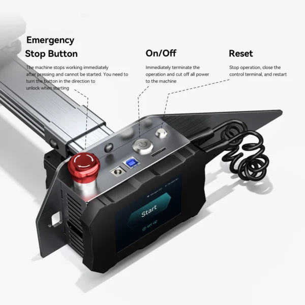 ATOMSTACK P9 M40 Laser Engraving Machine 40W Offline Engraving 5-5.5W Power of CNC Cutter DIY Engraving Logo with Wood Leather - Image 4