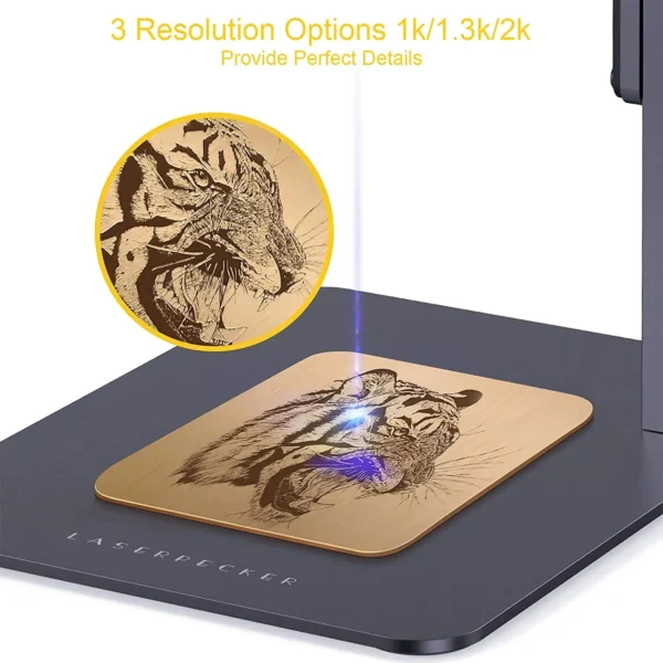 LaserPecker Laser Machine 450nm Portable Engraver CNC Laser Machine With Handheld 2K 5W Bluetooth for Metal Plastic LP2 - Image 3